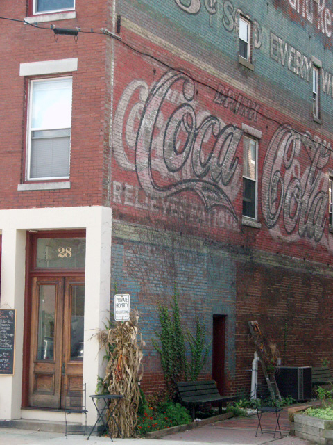 Coca Cola Ad In Keene NH Pumpkin Festival Fading Ad Blog HAS MOVED